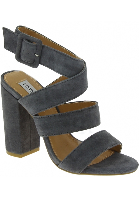 gray suede heels