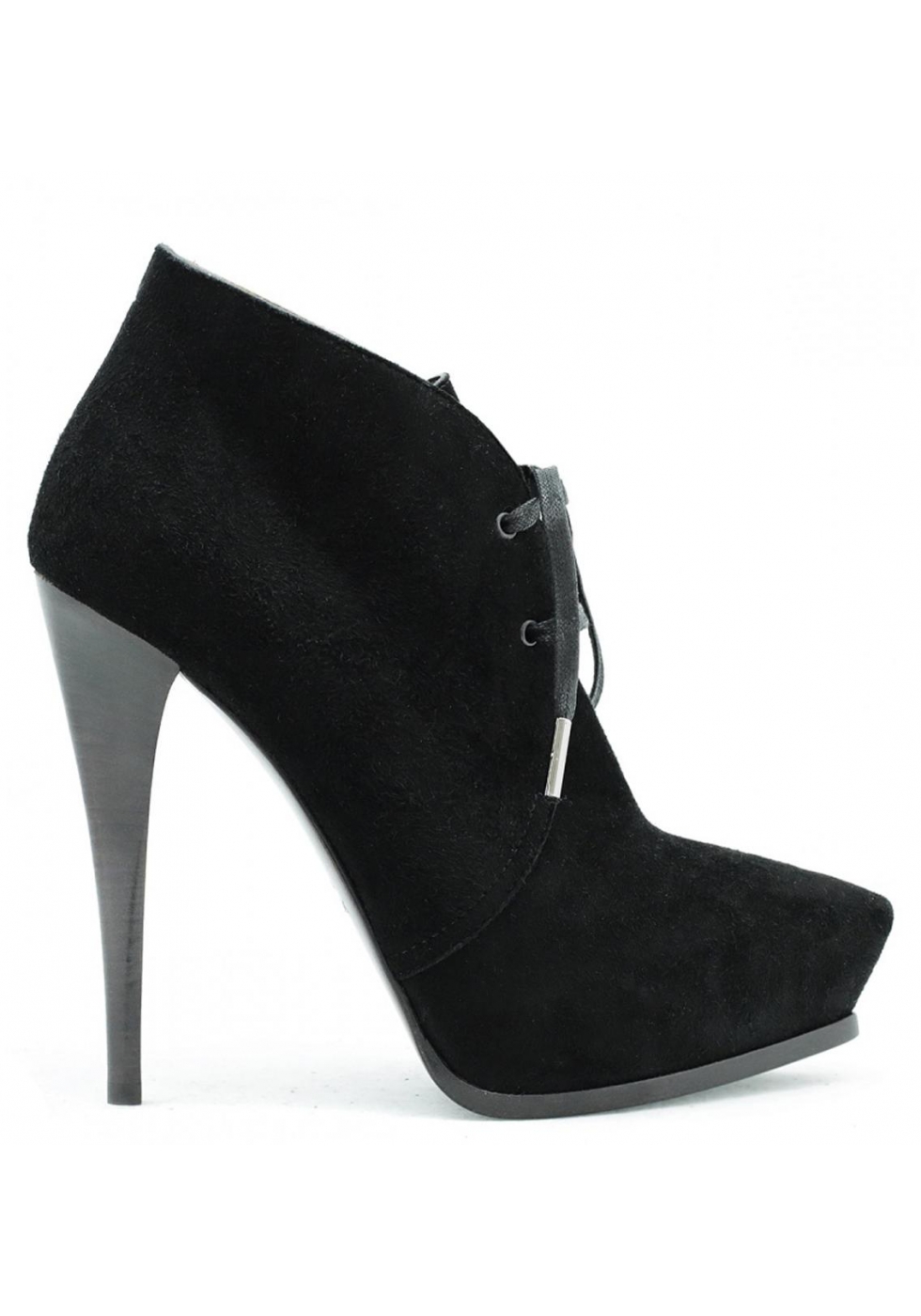 Lanvin high heels ankle boots in black kid leather - Italian Boutique