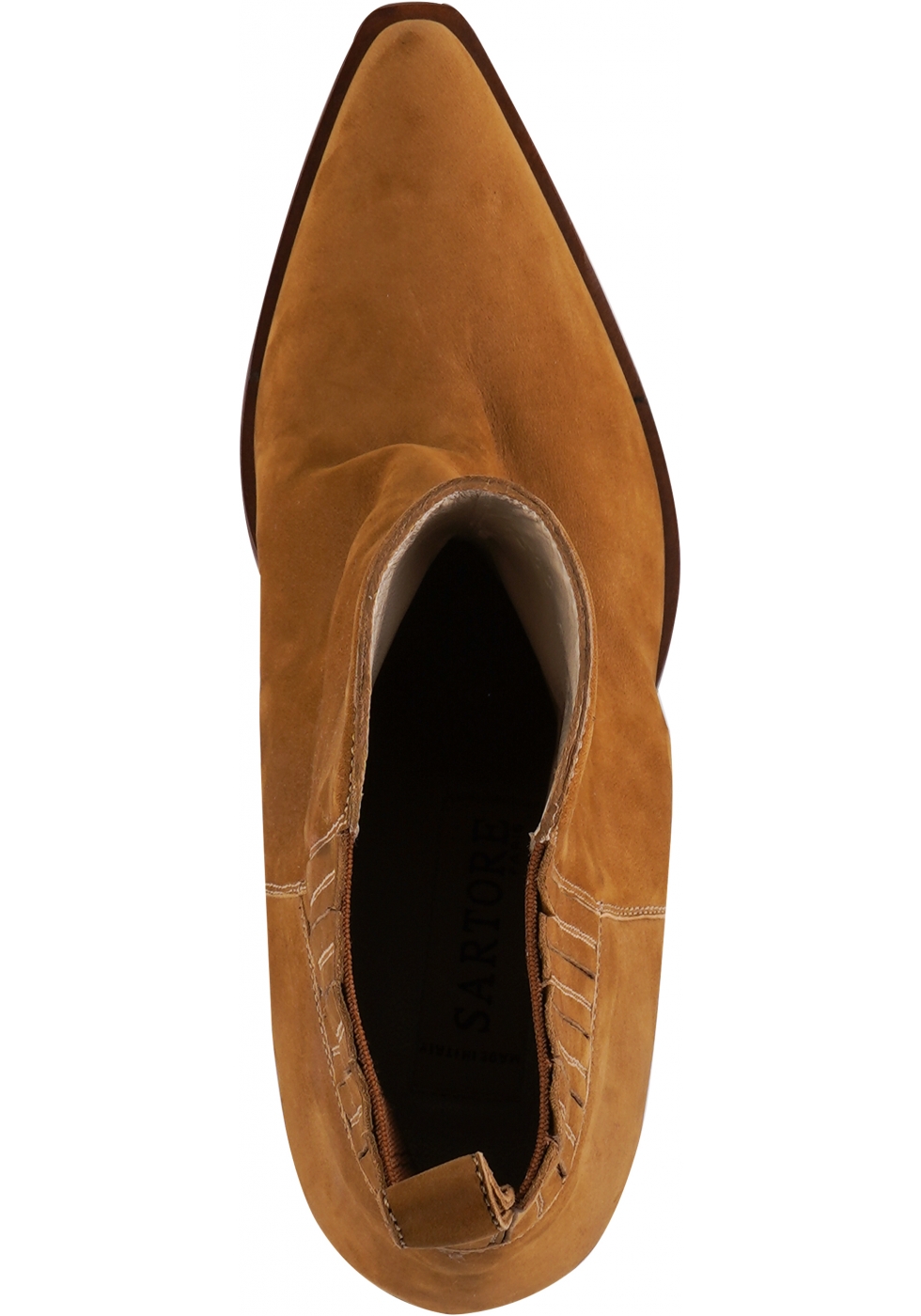 Saint Santina Cognac Leather Ankle Boots – SaintG USA