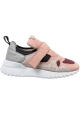 Tod's Women's sneakers in multicolor suede and leather with Velcro strap