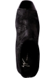 Giuseppe Zanotti Women's low heels ankle boots in black suede leather