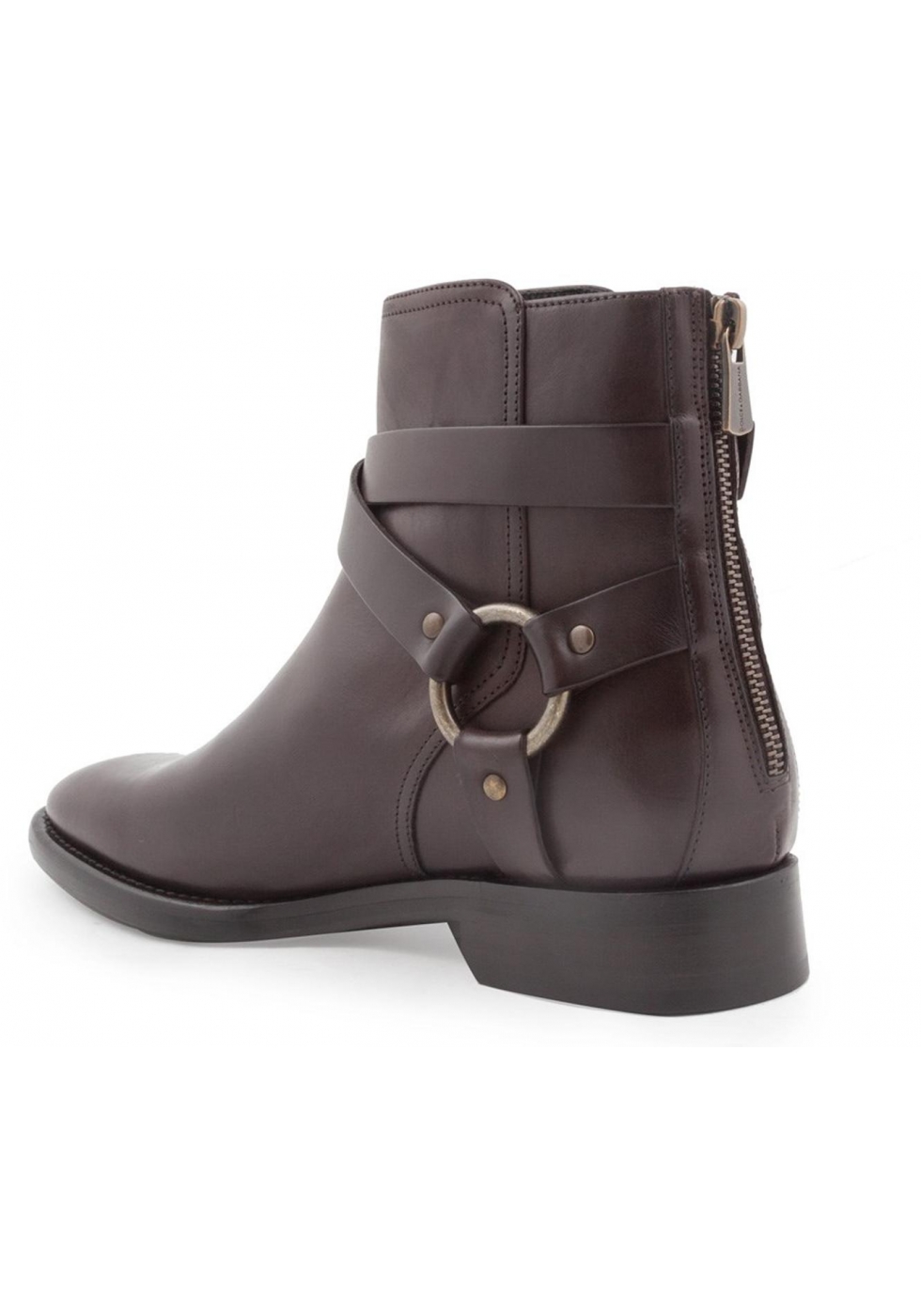 Dolce&Gabbana men's low boots in ebony calf leather - Italian Boutique