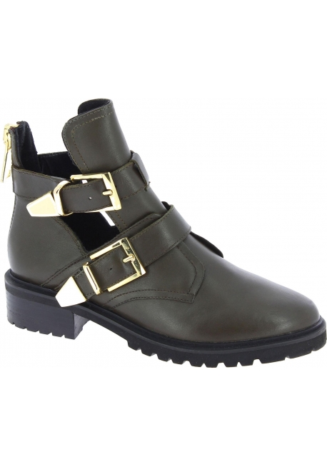 ankle boots with buckles
