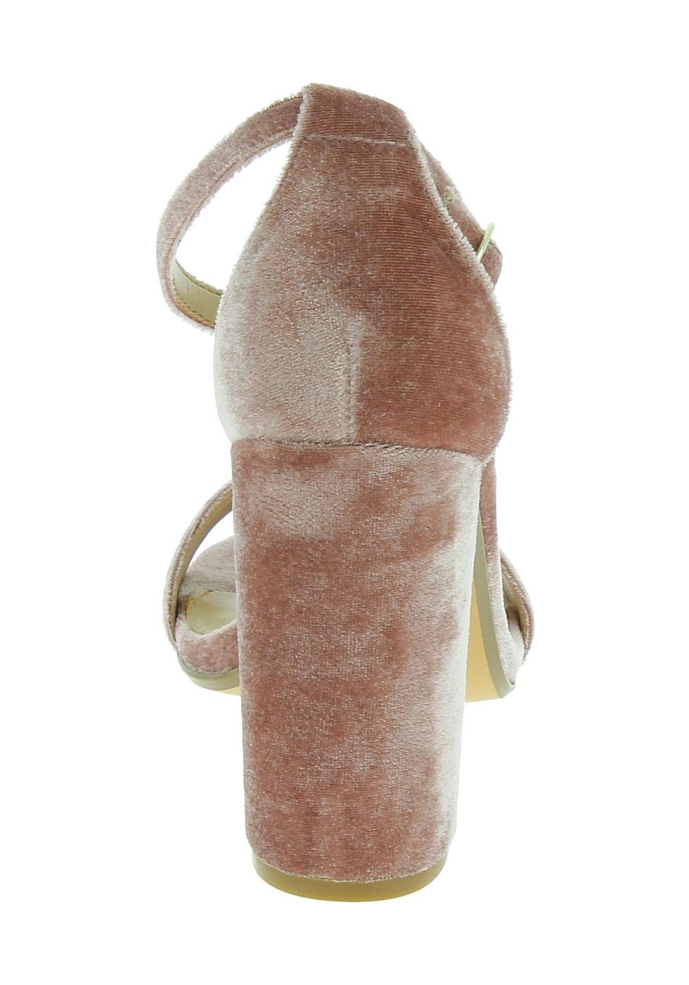 Steve Madden ankle strap block heels in dusty pink... - Depop